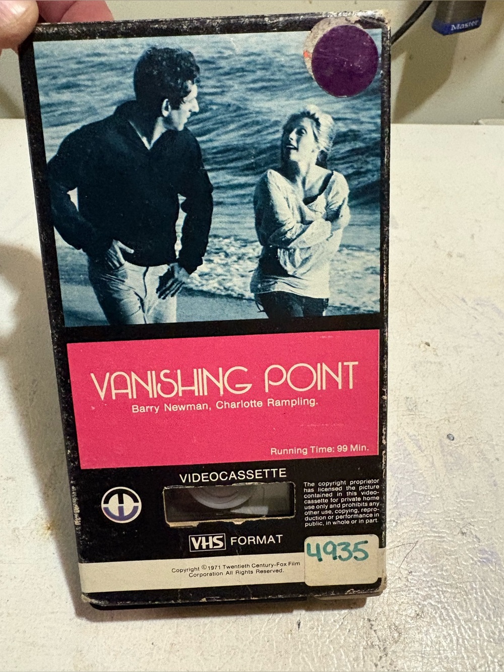 The Vanishing Point VHS movie